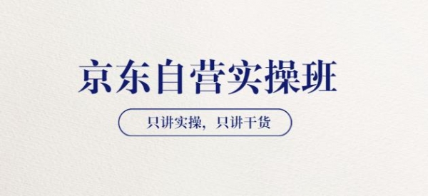 【京东自营实操班】只讲实操，只讲干货的京东开店教程价值4980 - 163资源网-163资源网