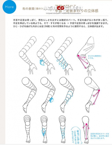 图片[4]-动漫画 愛され男子の描き方 线稿造型 衣服褶皱技法图解美术素材 - 163资源网-163资源网