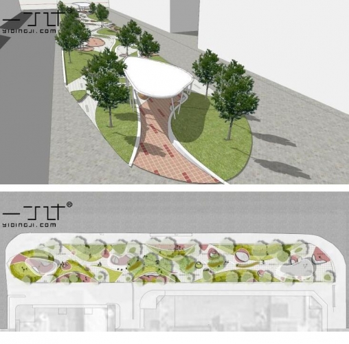 图片[4]-国外风简约园林现代市政公园景观设计PSD+SU草图大师模型素材 - 163资源网-163资源网