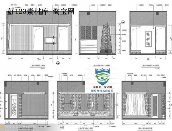 图片[2]-酒店餐饮空间办公空间室内装修工装设计方案全套CAD图纸3D效果图 - 163资源网-163资源网