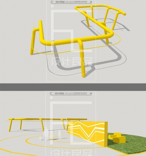 图片[3]-SU模型sketchup草图大师 健身器材设施场地 引体向上 景观素材 - 163资源网-163资源网