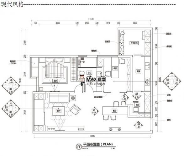 图片[7]-家装整套CAD施工图源文件带效果图平面立面节点剖面大样图素材库 - 163资源网-163资源网