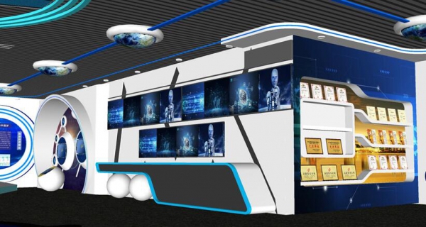 图片[3]-SU模型企业科技展数字展厅设计草图大师su模型创意展览展示源文件 - 163资源网-163资源网