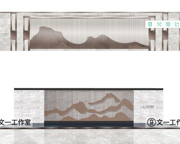 图片[4]-山水景墙山石片岩新中式禅意景观设计园林中式su模型广场背景墙 - 163资源网-163资源网