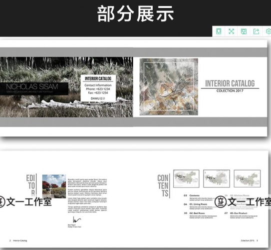 图片[3]-国外景观建筑室内设计文本画册作品排版模板PSD分层素材ps源文件 - 163资源网-163资源网