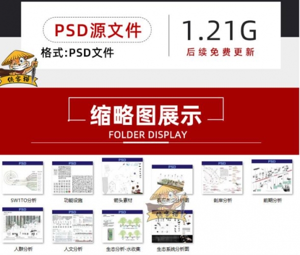 图片[2]-竞赛风小清新湿地鸟瞰效果图剖面PSD源文件人文分析图PS素材符号 - 163资源网-163资源网