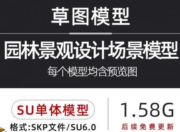 现代轻奢欧式旋转螺旋楼梯扶手栏杆组件sketchup草图大师SU模型库 - 163资源网-163资源网