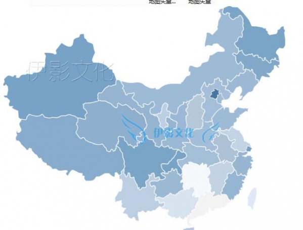 图片[2]-空白中国地图矢量素材 超大地图轮廓模板背景 填图专用 AI设计 - 163资源网-163资源网