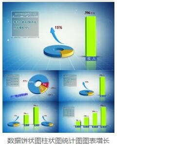 图片[2]-数据饼状图柱状图统计图图表增长ae模板企业公司信息总结动画展示 - 163资源网-163资源网