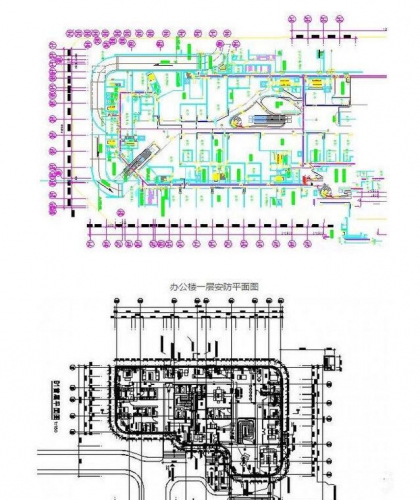 图片[4]-安防监控弱电系统设计CAD图纸建筑施工布控机房电气接线素材 - 163资源网-163资源网