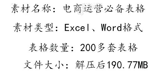 图片[2]-淘宝日常表格运营数据分析报表淘宝店长电商运营策划资料创意 - 163资源网-163资源网