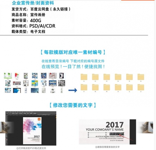 图片[2]-公司企业产品宣传单画册PSD CDR AI封面内页版式排版设计素材模板 - 163资源网-163资源网