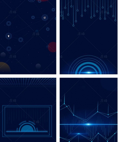 图片[3]-高端技科幻立体3D数据统计显示游戏广告海报PSD元素设计素材模板 - 163资源网-163资源网