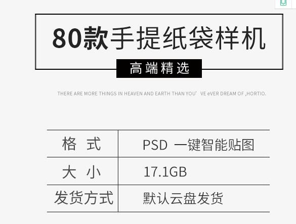 图片[2]-高端购物手提袋纸袋智能贴图样机VI标志展示效果图PSD素材模板 - 163资源网-163资源网