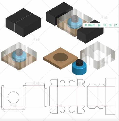 图片[3]-包装礼盒平面展开图结构刀模异形产品纸箱纸袋AI矢量设计素材 - 163资源网-163资源网