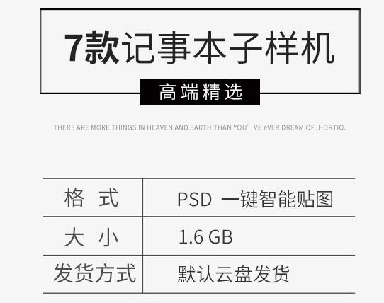 图片[2]-经典笔记本记事簿日记本子vi设计展示贴图智能PS样机模板psd素材 - 163资源网-163资源网