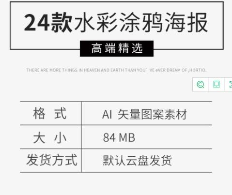 图片[2]-欧美英文水彩泼墨涂鸦时尚潮流宣传活动广告海报AI矢量素材模板 - 163资源网-163资源网