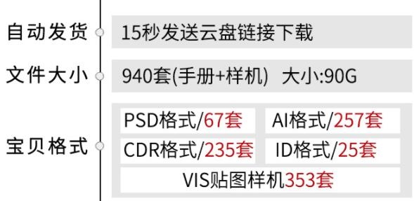 图片[2]-企业视觉识别品牌vi手册模板AI作品集作业CDR设计PSD样机ID素材 - 163资源网-163资源网