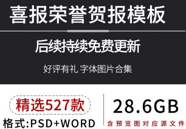 图片[2]-企业公司学校喜庆销售业绩高考大捷光荣喜报word文档PSD素材模板 - 163资源网-163资源网