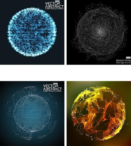 图片[3]-简约科技球形扩散粒子几何线条光科幻海报背景设计AI矢量素材模板 - 163资源网-163资源网