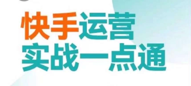 快手运营实战一点通，这套课用小白都能学会的方法教你抢占用户，做好生意 - 163资源网-163资源网