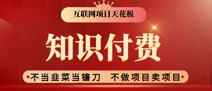 2024互联网项目天花板，新手小白也可以通过知识付费月入10W，实现财富自由【揭秘】 - 163资源网-163资源网