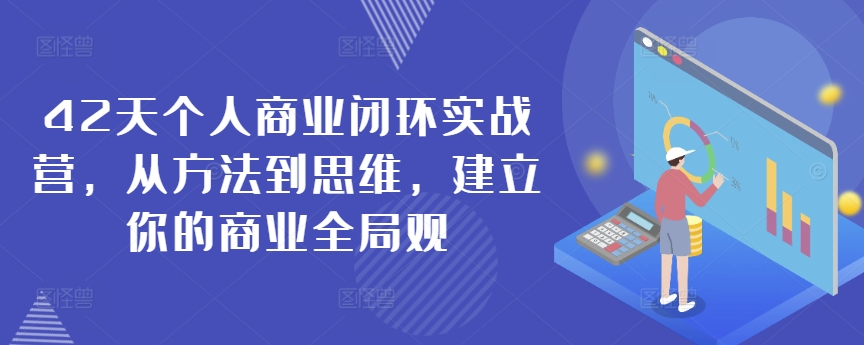 42天个人商业闭环实战营，从方法到思维，建立你的商业全局观 - 163资源网-163资源网