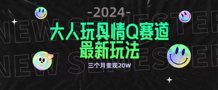 全新大人玩具情Q赛道合规新玩法，公转私域不封号流量多渠道变现，三个月变现20W【揭秘】 - 163资源网-163资源网