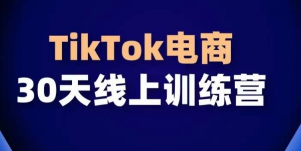 TikTok电商带货30天线上课，不可错过的全球流量洼地！ - 163资源网-163资源网