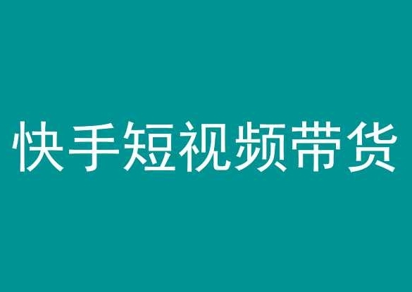 快手短视频带货，操作简单易上手，人人都可操作的长期稳定项目! - 163资源网-163资源网