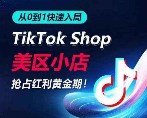 从0到1快速入局TikTok美区小店，快速抢占流量黄金期，开启日出千单之旅 - 163资源网-163资源网