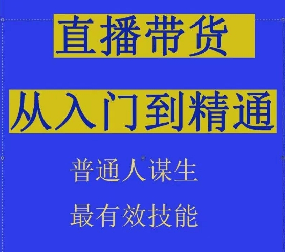 2024抖音直播带货直播间拆解抖运营从入门到精通，普通人谋生最有效技能 - 163资源网-163资源网