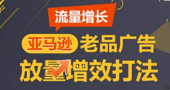 亚马逊流量增长-老品广告放量增效打法，循序渐进，打造更多TOP listing​ - 163资源网-163资源网