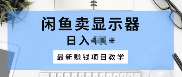 闲鱼卖显示器，最新赚钱项目教学，一个手机就能开始操作 - 163资源网-163资源网