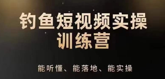 0基础学习钓鱼短视频系统运营实操技巧，钓鱼再到系统性讲解定位ip策划技巧 - 163资源网-163资源网