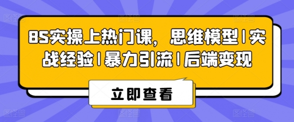 8S实操上热门课，思维模型|实战经验|暴力引流|后端变现 - 163资源网-163资源网