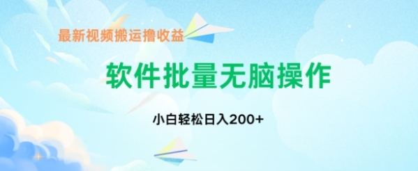 中视频搬运玩法，单日200+无需剪辑，新手小白也能玩 - 163资源网-163资源网