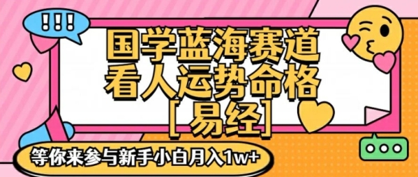 国学蓝海赋能赛道，零基础学习，手把手教学独一份新手小白月入1W+【揭秘】 - 163资源网-163资源网