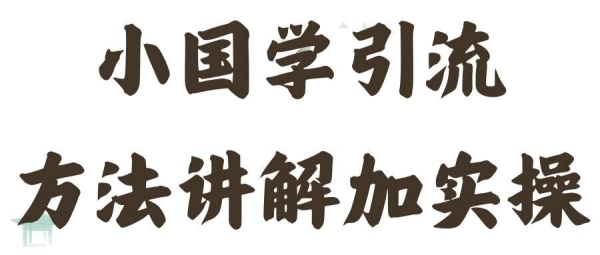 国学引流方法实操教学，日加50个精准粉【揭秘】 - 163资源网-163资源网