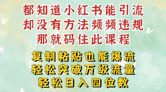 小红书靠复制粘贴一周突破万级流量池干货，以减肥为例，每天稳定引流变现四位数【揭秘】 - 163资源网-163资源网