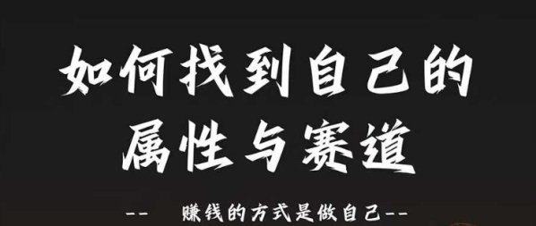 赛道和属性2.0：如何找到自己的属性与赛道，赚钱的方式是做自己 - 163资源网-163资源网