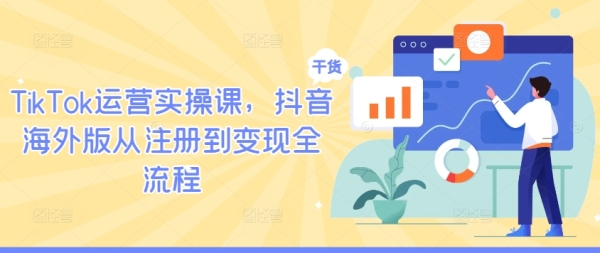 TikTok运营实操课，抖音海外版从注册到变现全流程 - 163资源网-163资源网