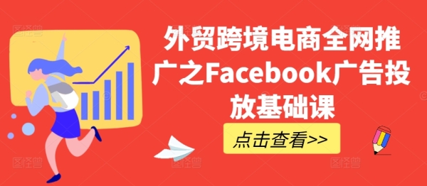 外贸跨境电商全网推广之Facebook广告投放基础课 - 163资源网-163资源网