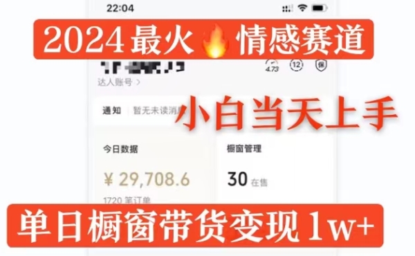 2024最火情感赛道单月变现过万，多平台发布，100%原创玩法，小白当天上手 - 163资源网-163资源网