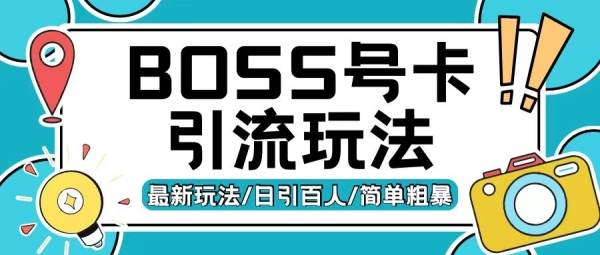 Boss直聘流量卡引流变现玩法，日引200+创业粉【揭秘】 - 163资源网-163资源网