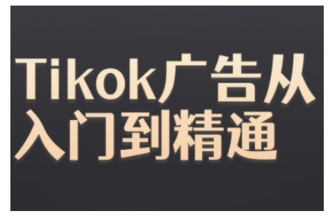 Tiktok Ads实操教程，Tiktok广告从入门到精通 - 163资源网-163资源网