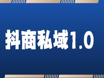 抖商服务私域1.0，抖音引流获客详细教学 - 163资源网-163资源网