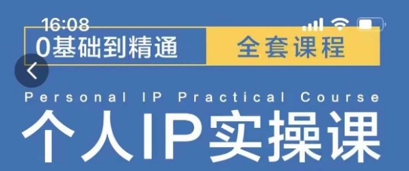 操盘手思维、个人IP、MCN孵化打造千万粉丝IP的运营方法论 - 163资源网-163资源网