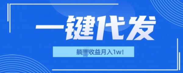 一键代发项目(团长版)，管道收益躺Z月入1w+ - 163资源网-163资源网