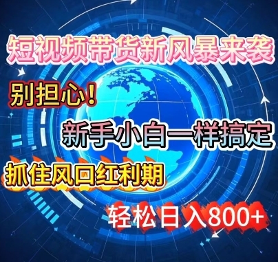 谁说新手搞不定带货?短视频带货新风暴来袭，京东平台小白轻松日进多张 - 163资源网-163资源网